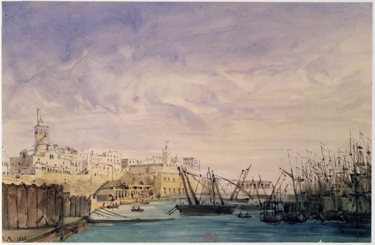 General View of Algiers, 1845 by French School