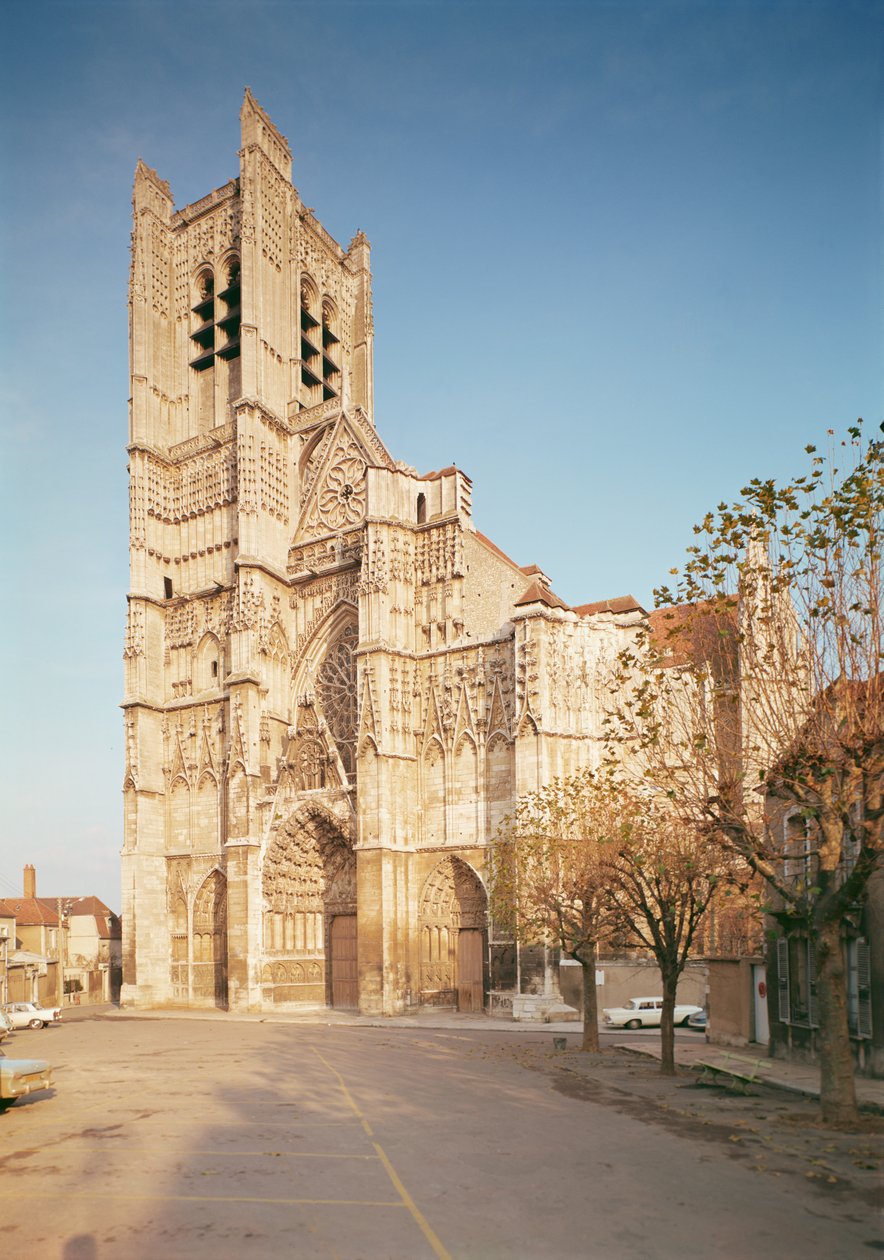 General view of the west facade, built 13th-14th century by French School