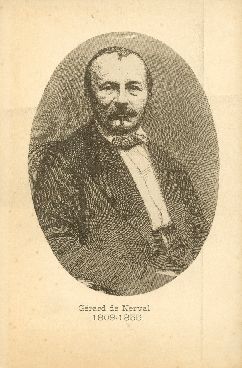 Gerard De Nerval, Portrait by French School