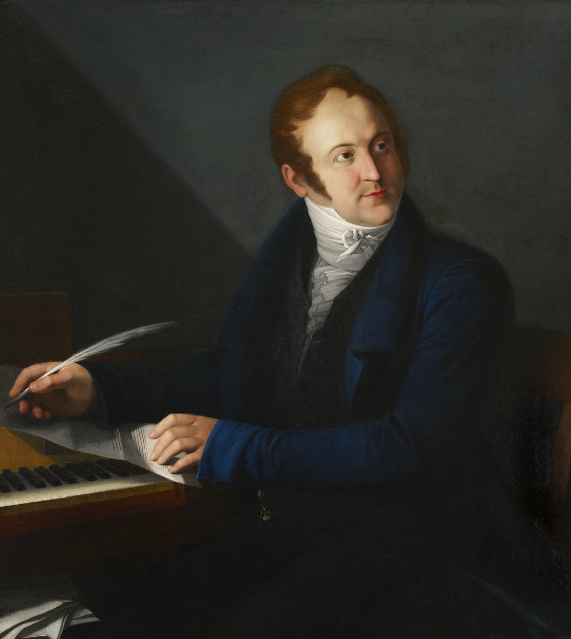 Gioacchino Antonio Rossini by French School