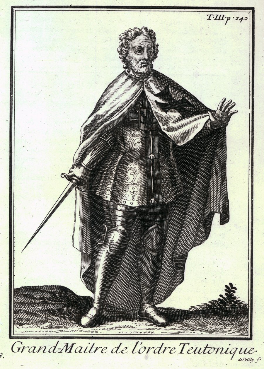 Grand Master of the Teutonic Order, an illustration from 
