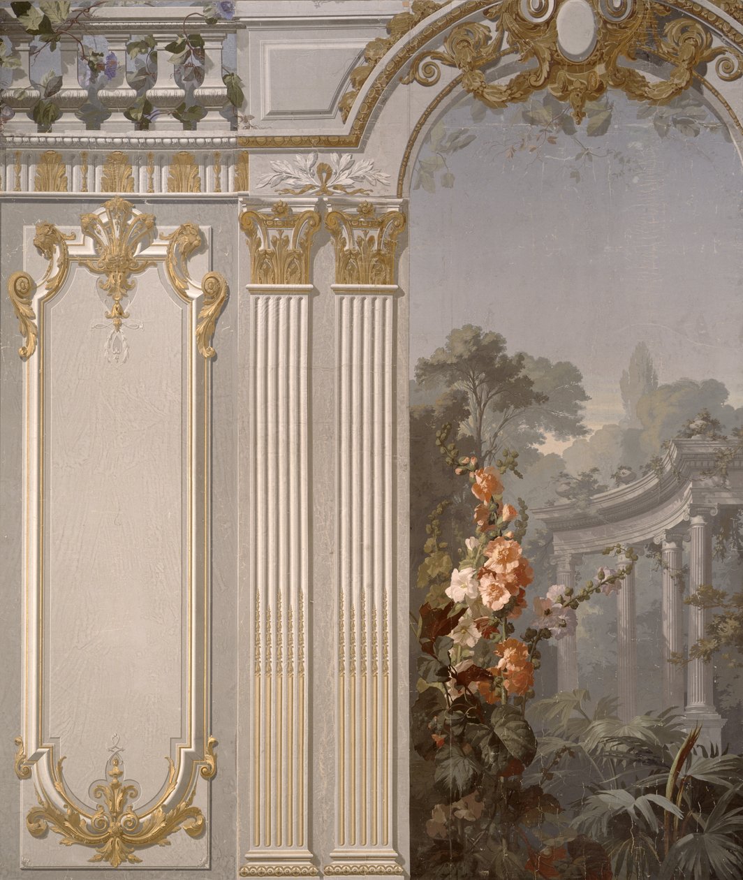 Grande Galerie de Louis XIV, Wallpaper Design by Victor Dumont, Manufactured by Delicourt Hook Freres Succ., Paris, 1876 by French School