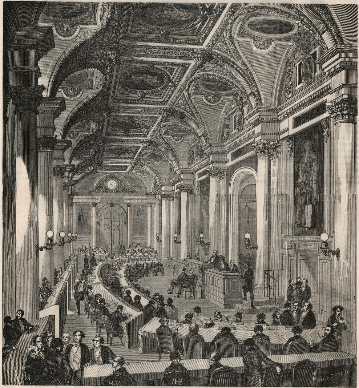 Grande salle des reunions au Conseil d
