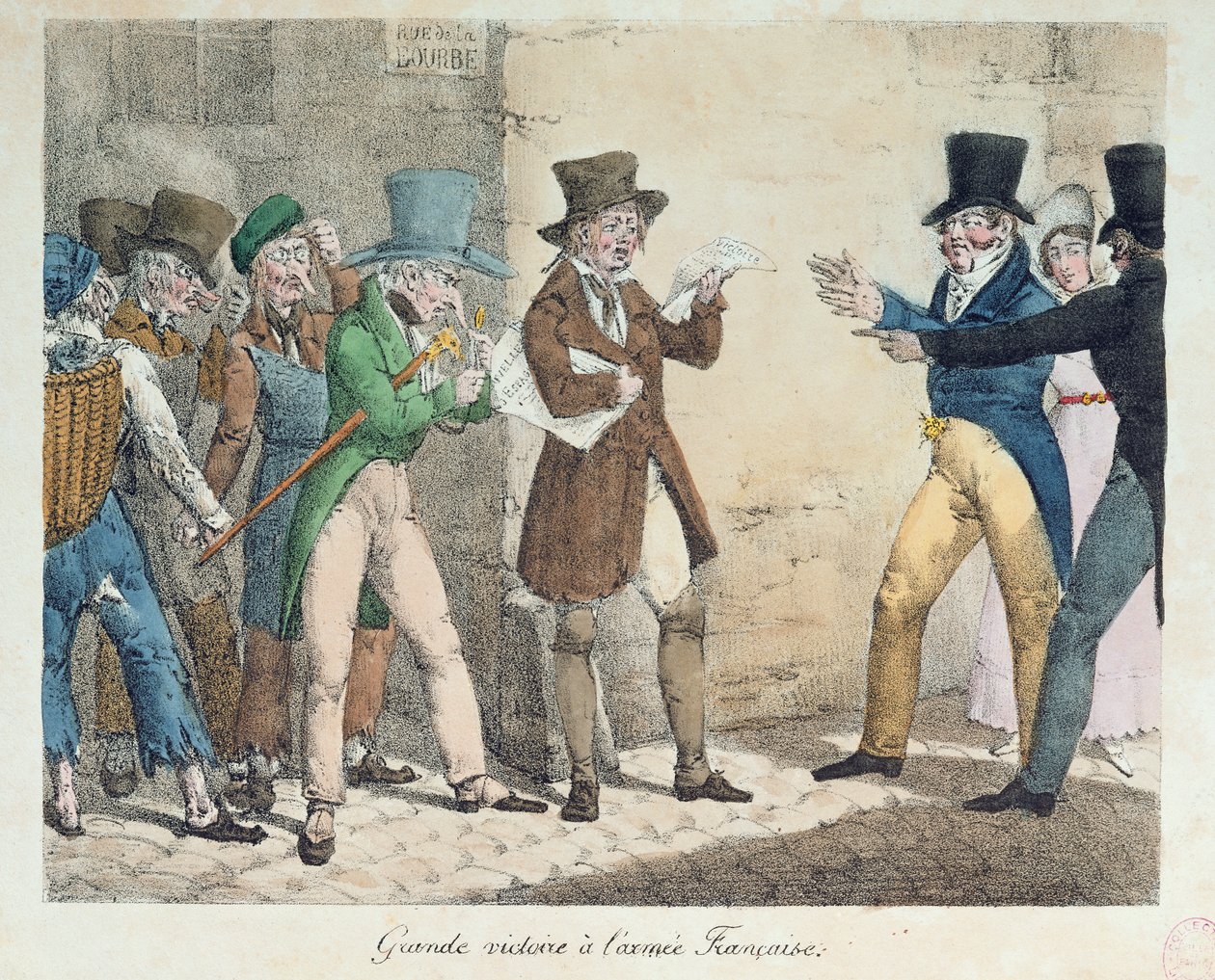 Great Victory of the French Army, Announcement of Victory at the Battle of Trocadero, September 1823 by French School