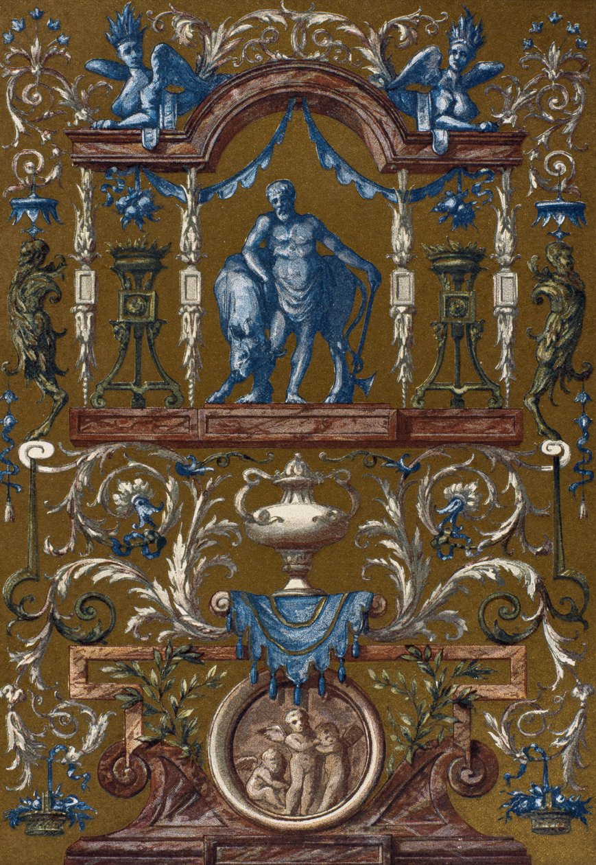 Grotesque, by Jean Berain the Elder, Engraving from Dictionnaire de l