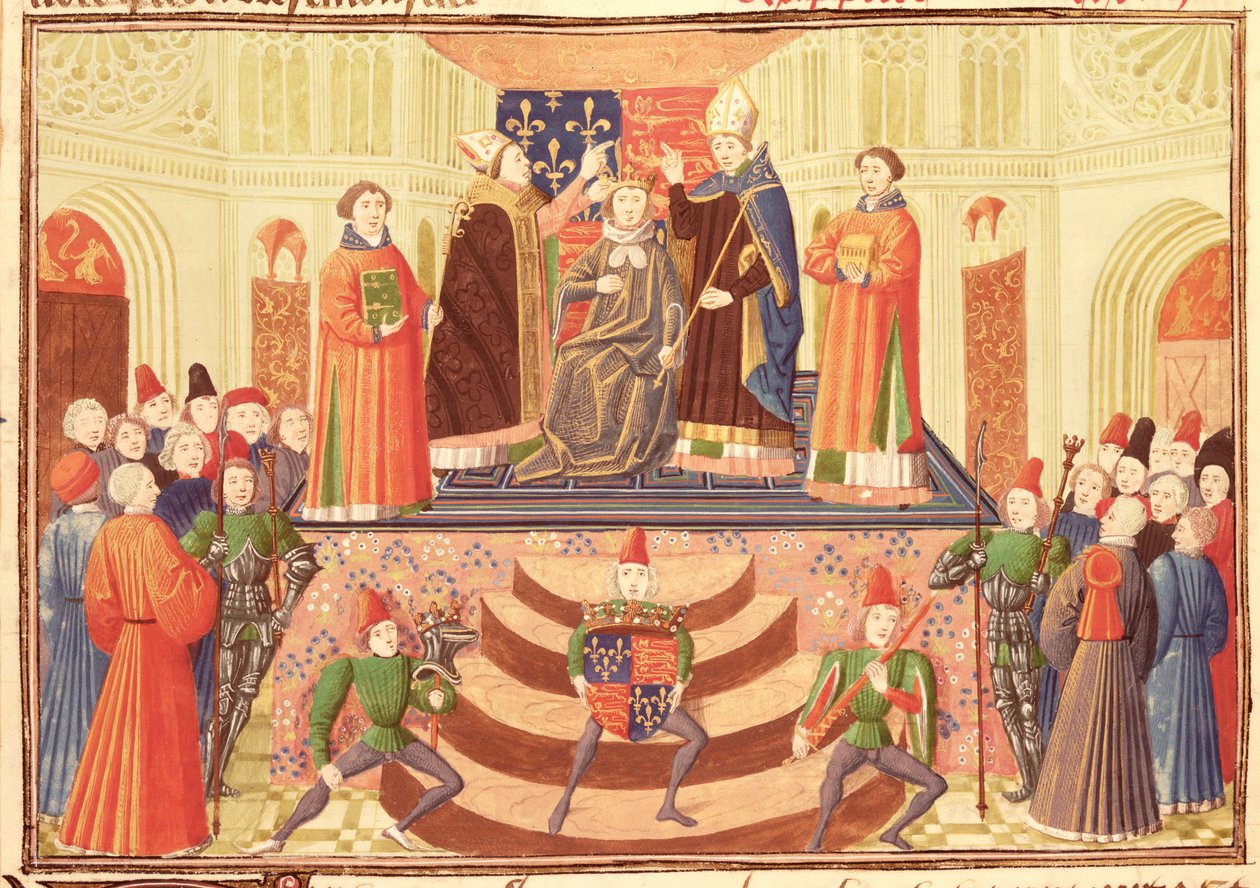 The Coronation of Henry IV (1367-1413) from Froissart