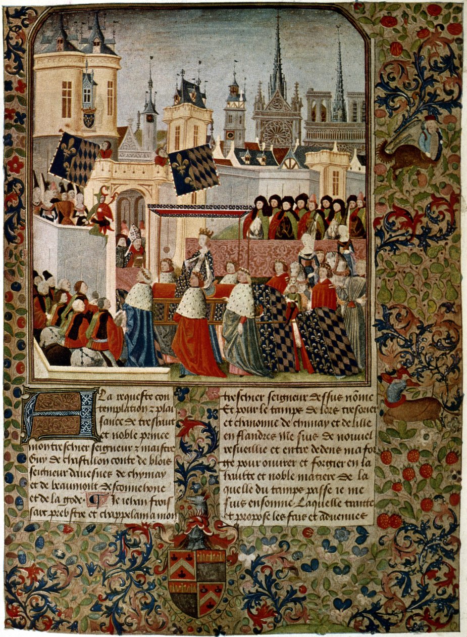 Entry of Queen Isabella, estranged consort of Edward II (1284-1327 ...