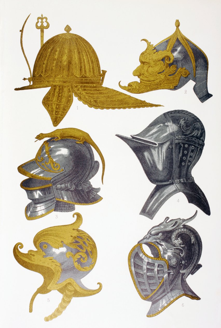 Helmets by French School
