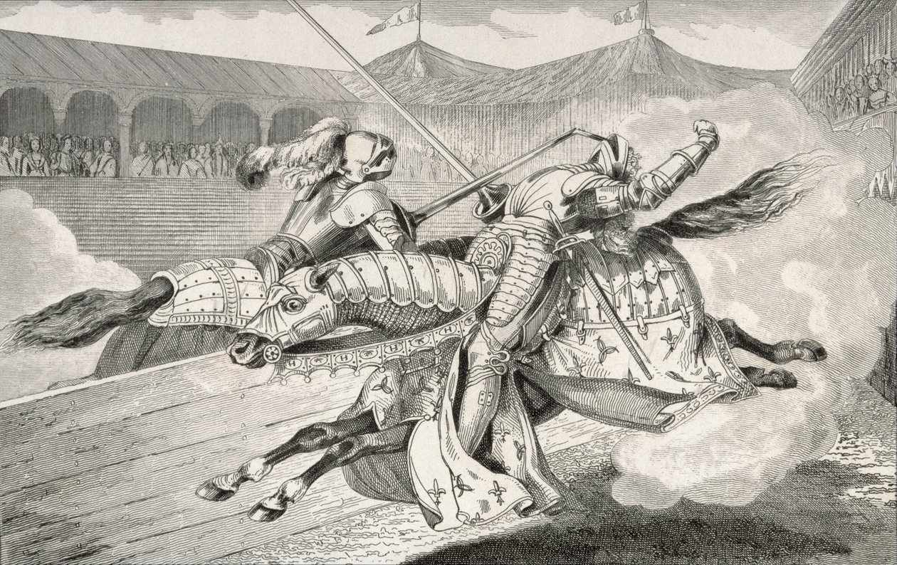 Henri II is Fatally Wounded at a Joust During His Daughter