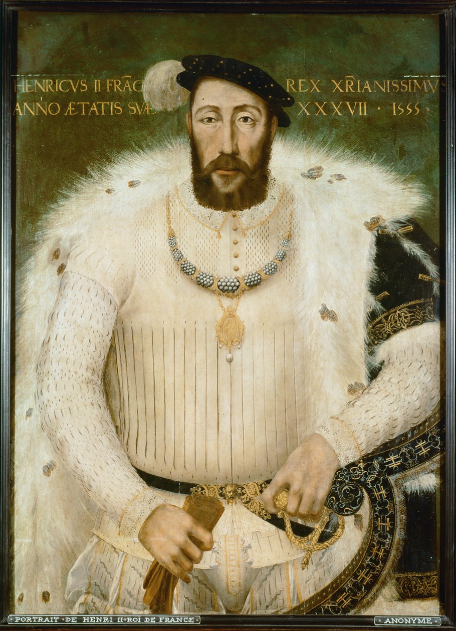 Henri II, King of France, Aged 37 by French School