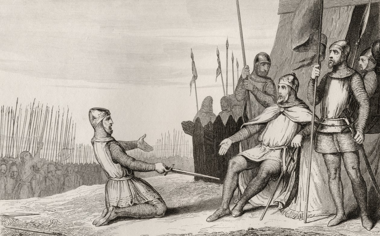 Henri I pardons his brother Robert-Le-Vieux, from 