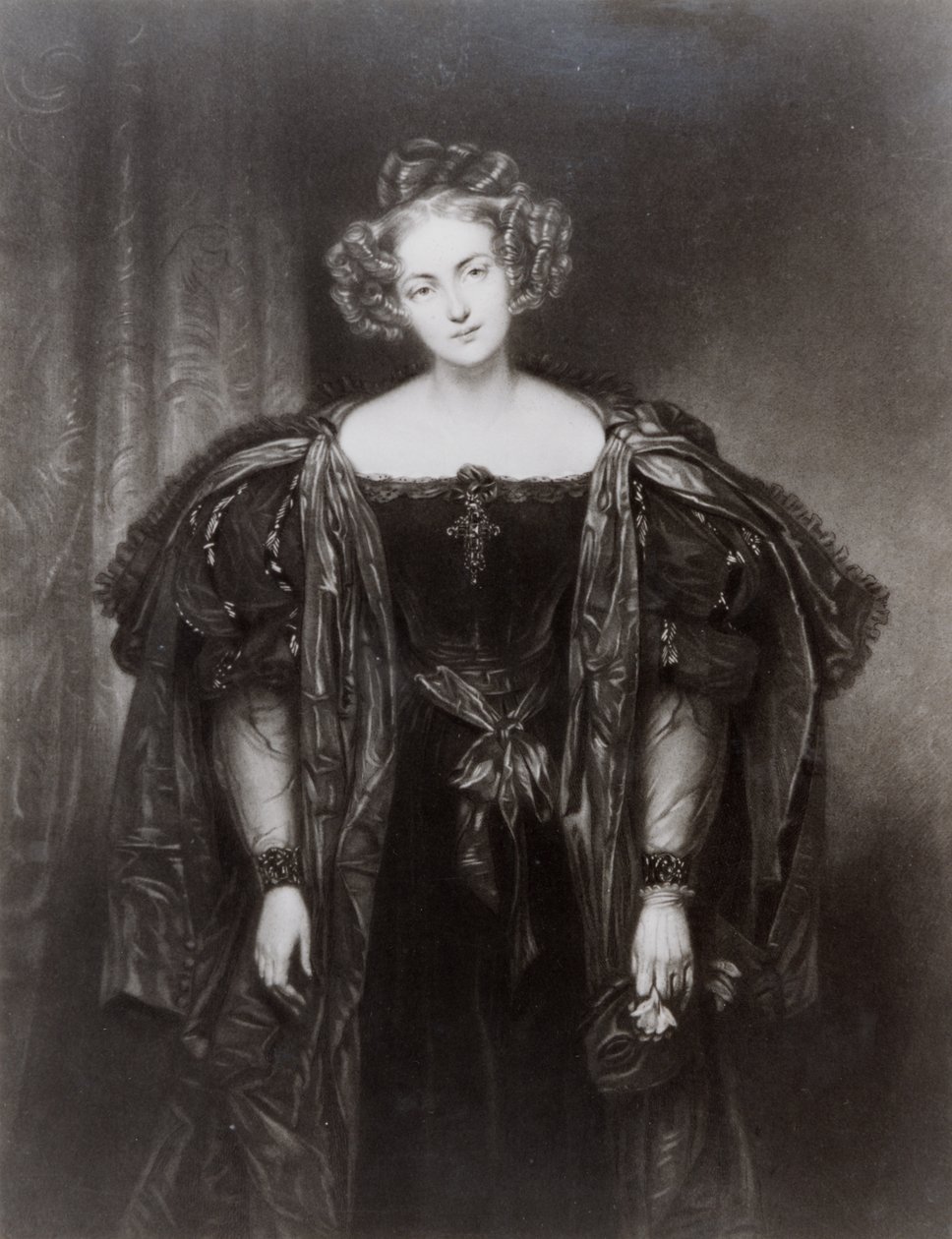 Henriette Sontag as Donna Anna in Wolfgang Amadeus Mozart