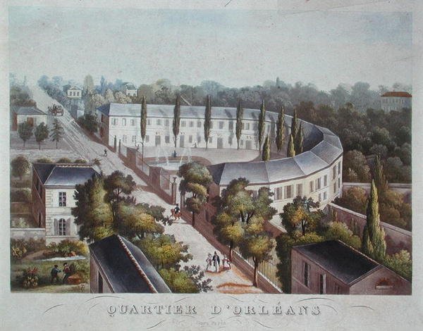 Housing project in the Quartier Orleans, rue Halle, c.1840-50 by French School