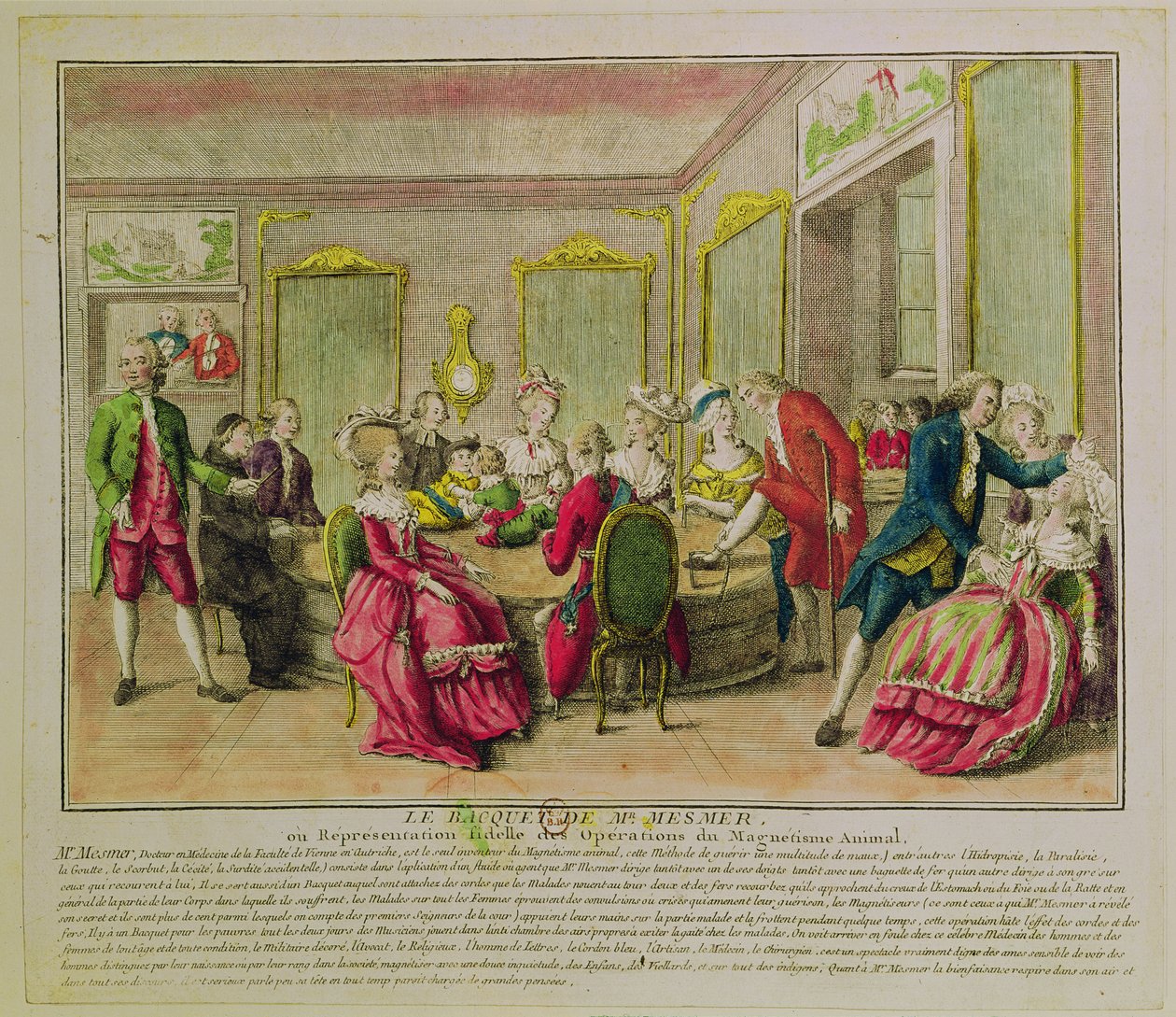 Hypnotism Session with Franz Anton Mesmer by French School
