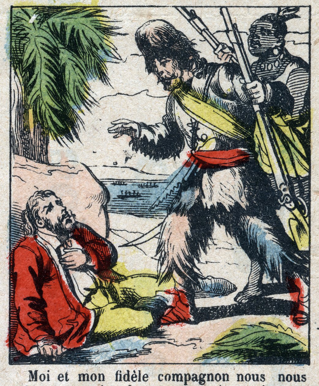 Illustration for the book of Daniel Defoe 