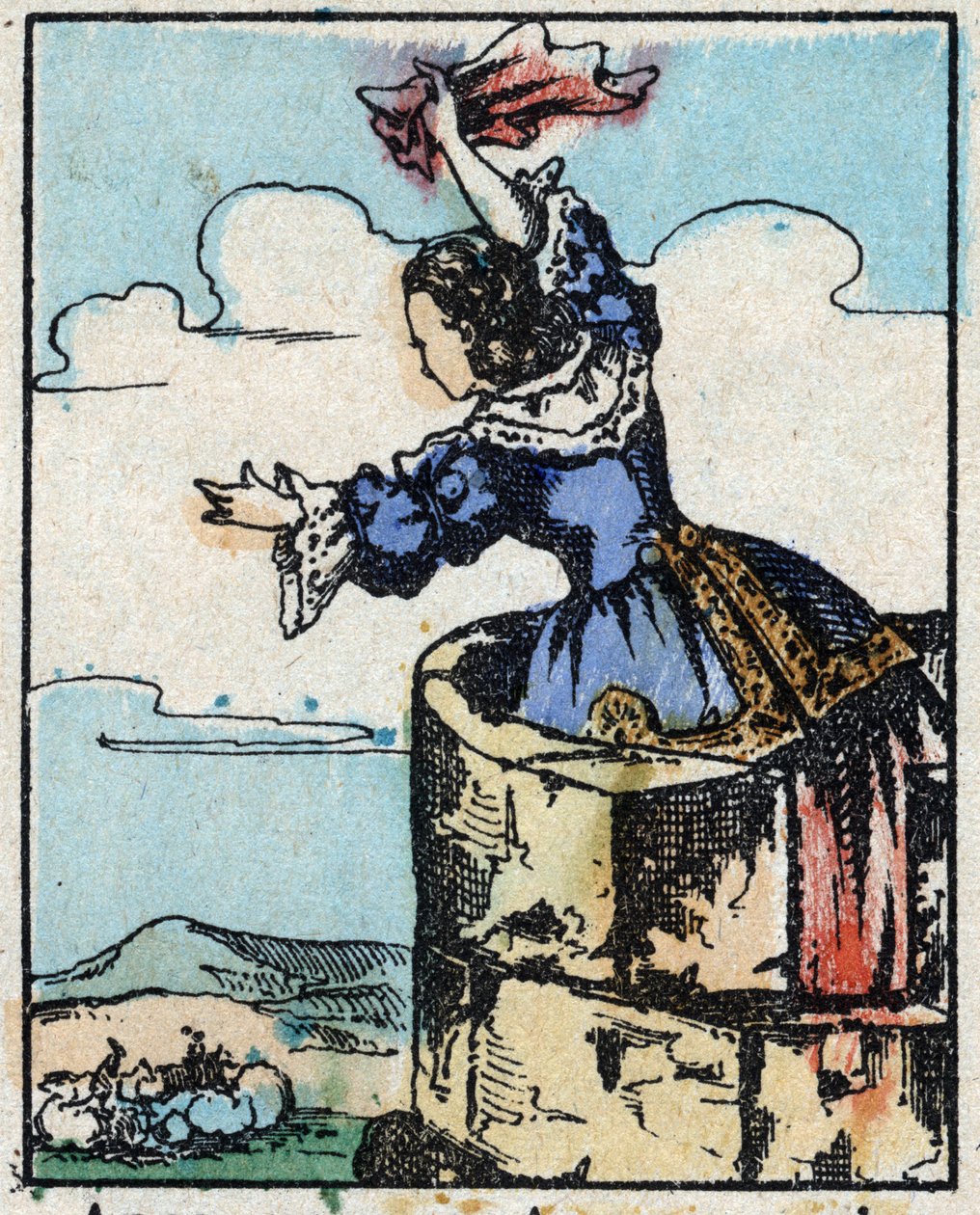 Illustration for Bluebeard by French School