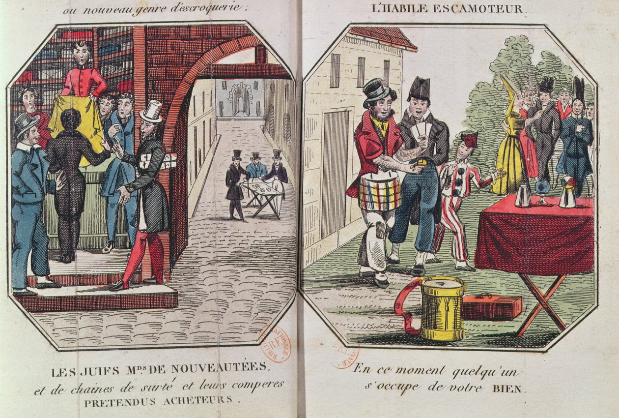 Illustration for Le Paravoleur or The Art of Conducting Oneself Prudently in All Countries, Especially in Paris by Eugene Francois Vidocq, 1830 by French School