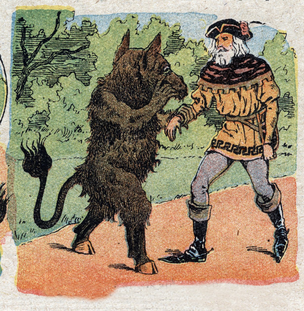 Illustration for the tale 