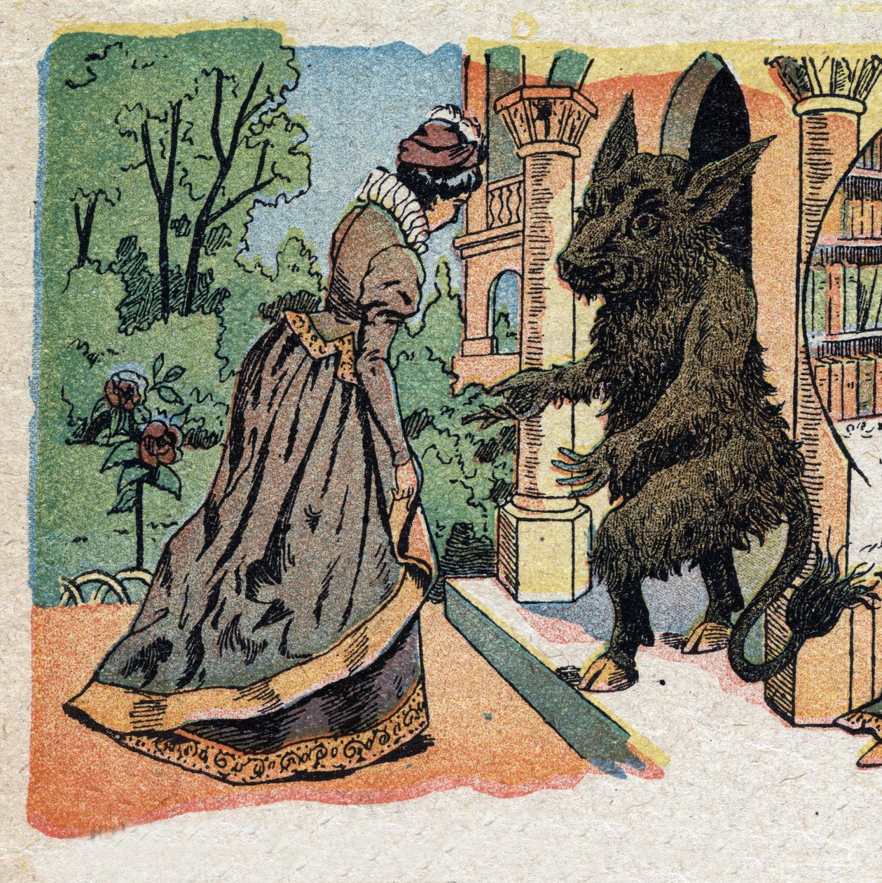 Illustration for the tale 