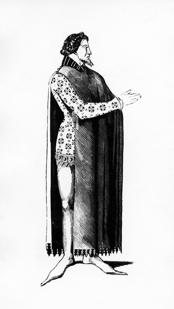 Illustration from Histoire du costume en France depuis les 18e siècle by Jules Etienne Joseph Quicherat, 1877 by French School