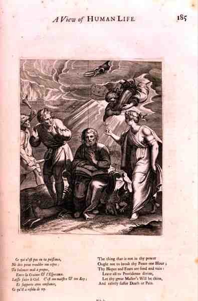 In Attendance of Death, illustration from the poem 