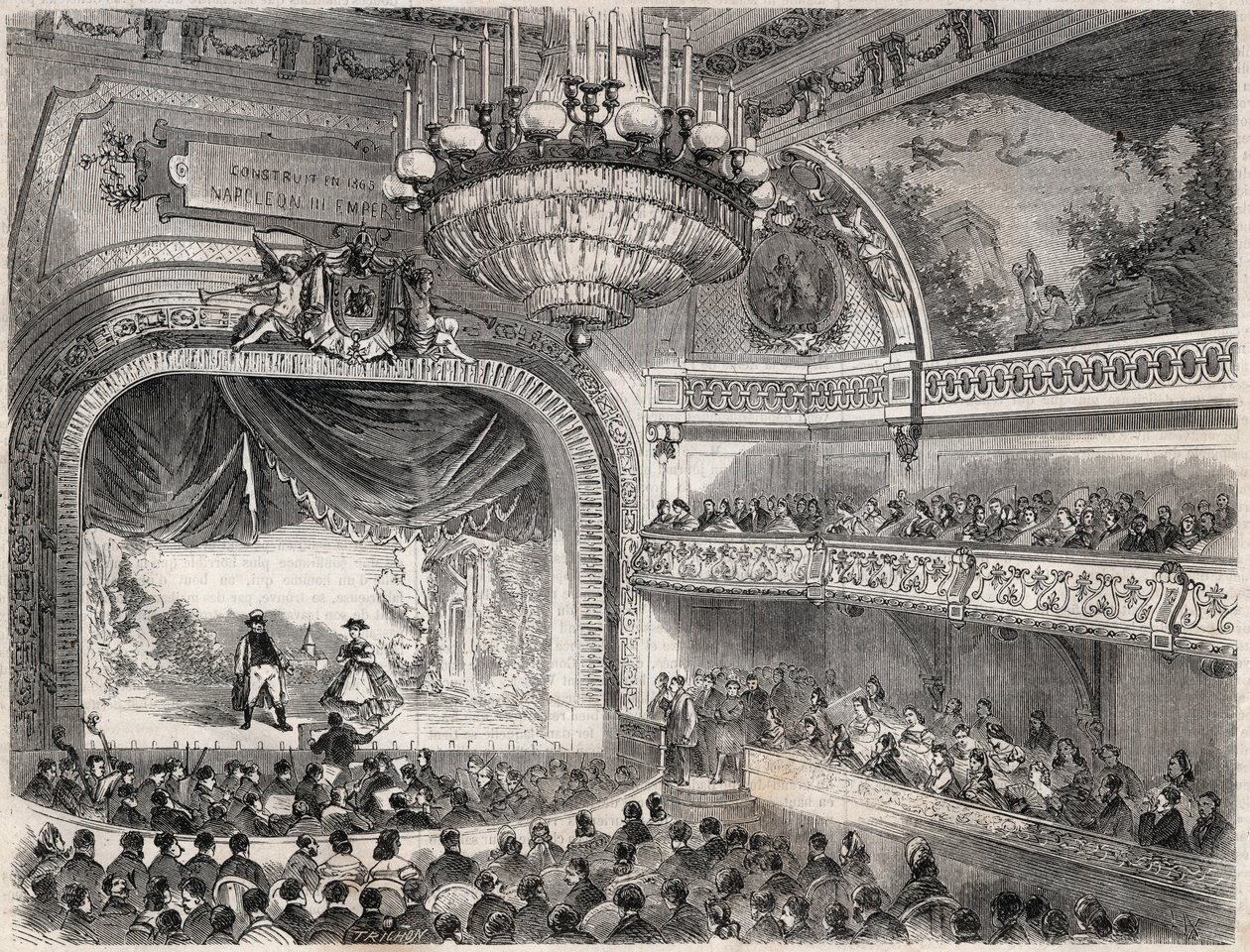 Inauguration of the theatre of the city of Vichy on July 2 by French School