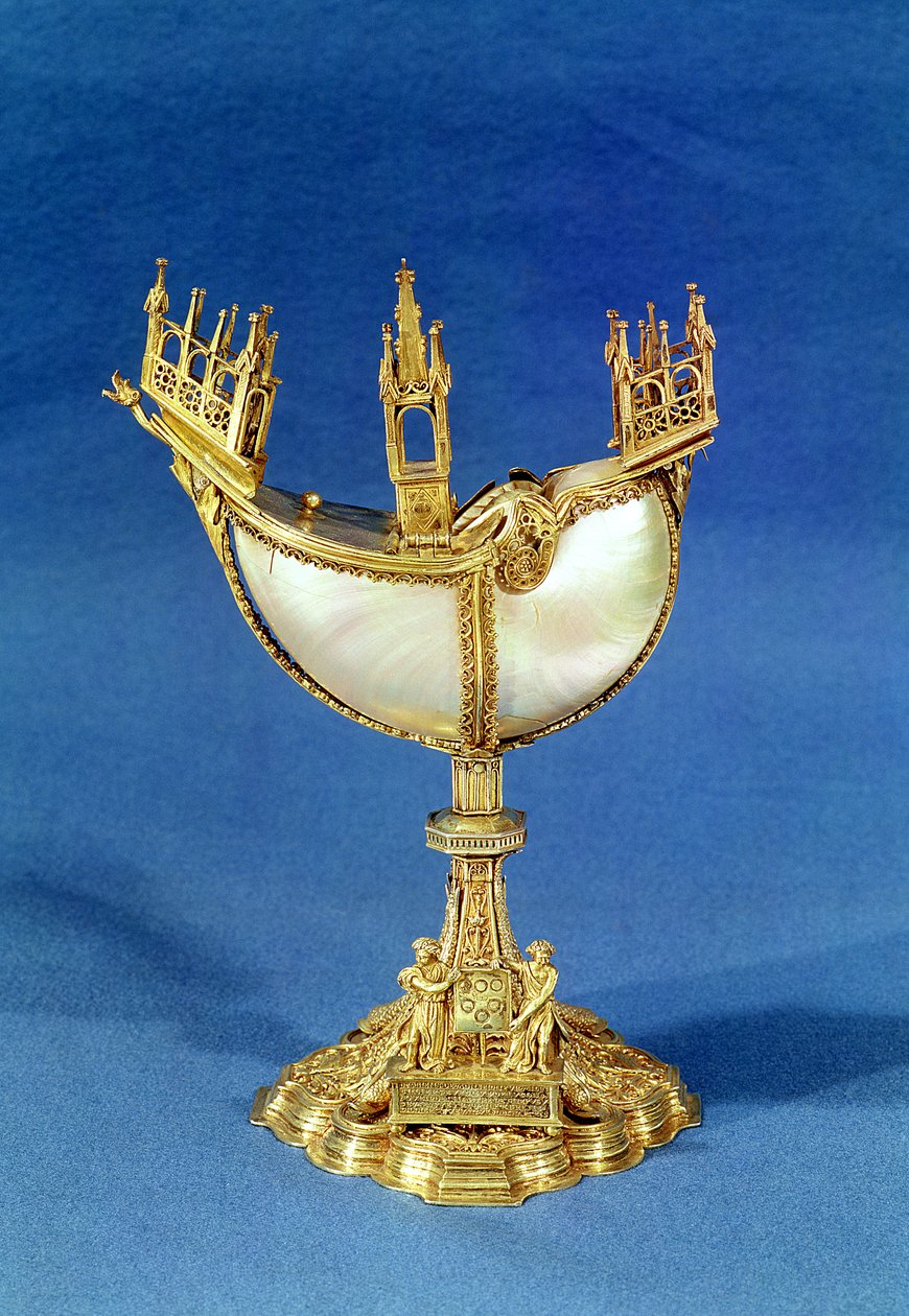 Incense holder in the shape of a boat, from the Treasure of Chartres by French School