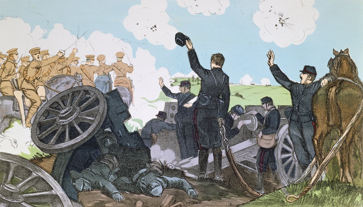 Incident during the First Battle of the Marne, 6-13th September, 1914 by French School