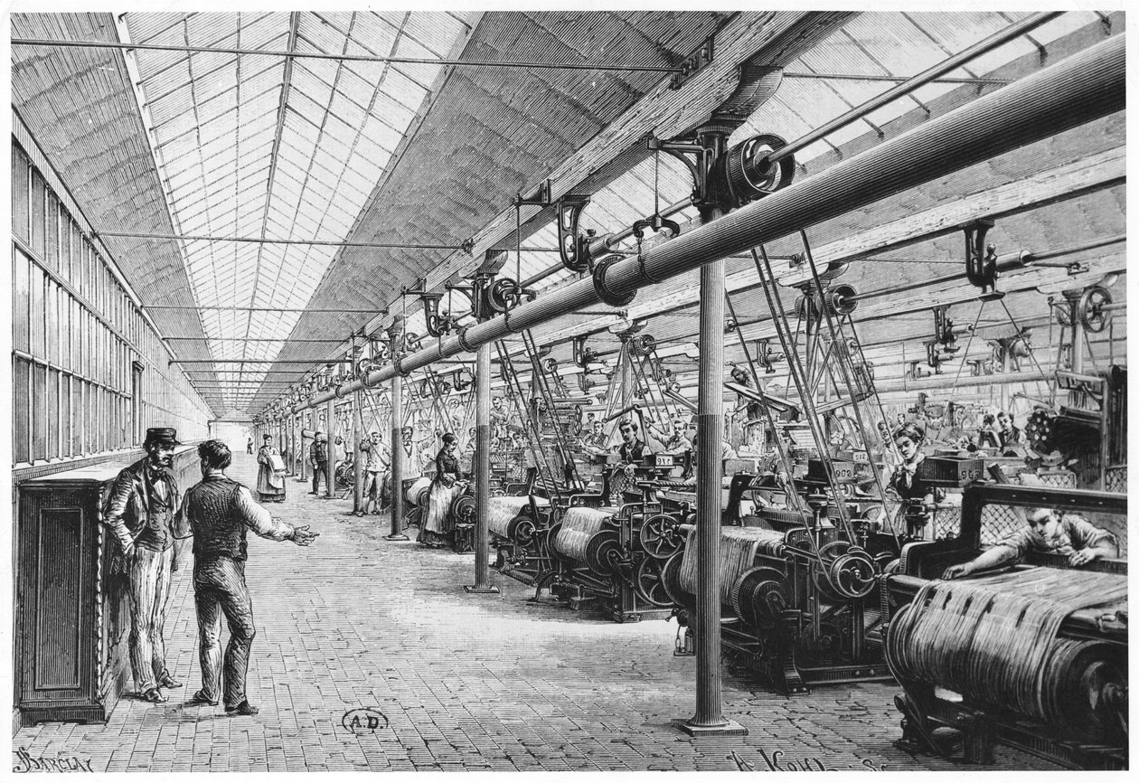 Industrial Weaving at Bagatelle by French School