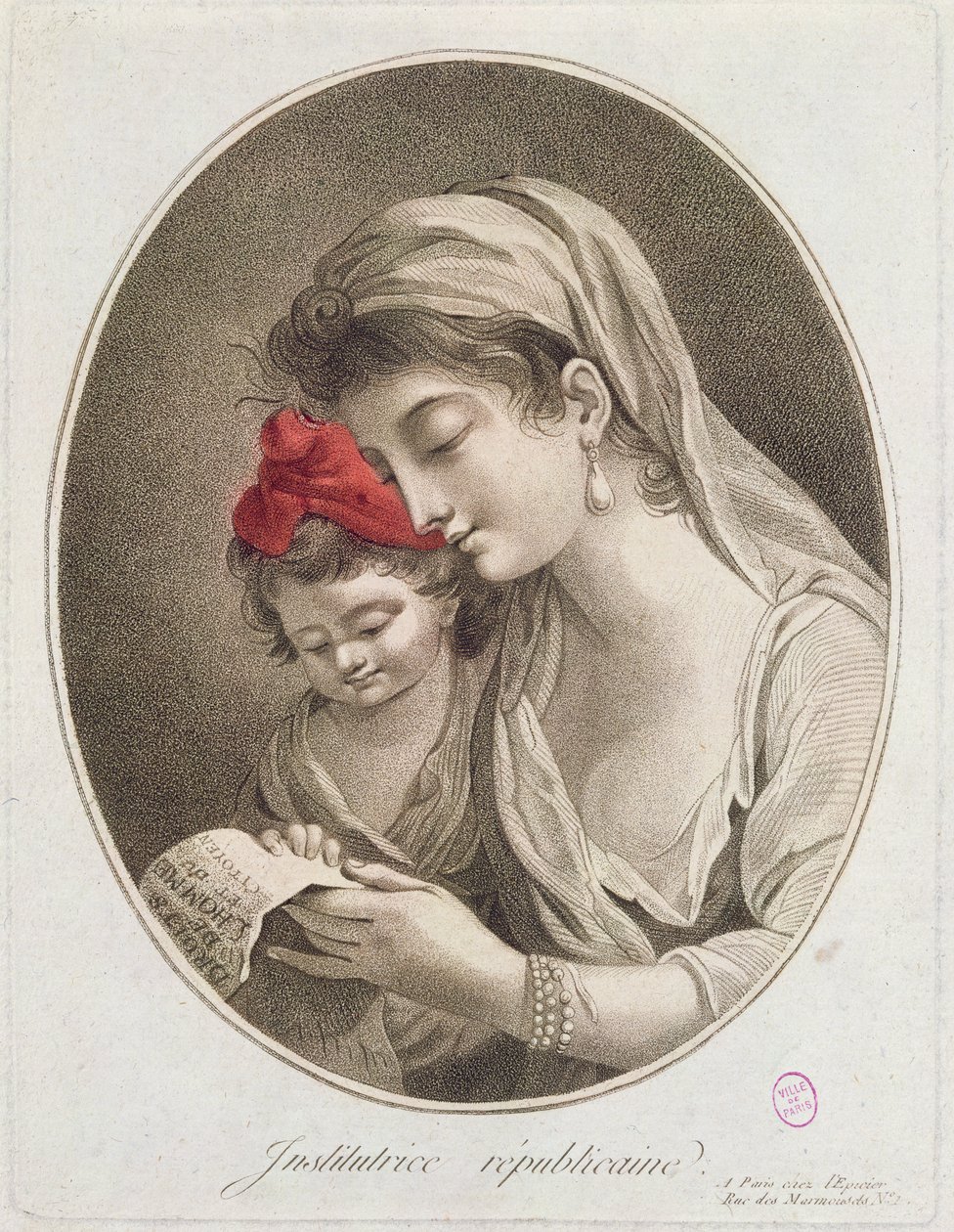 Republican Teacher, c.1789 by French School