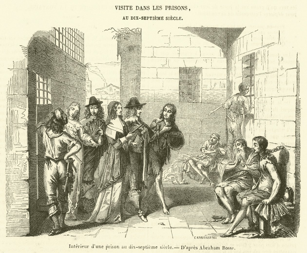 Interior of a Seventeenth-Century Prison by French School
