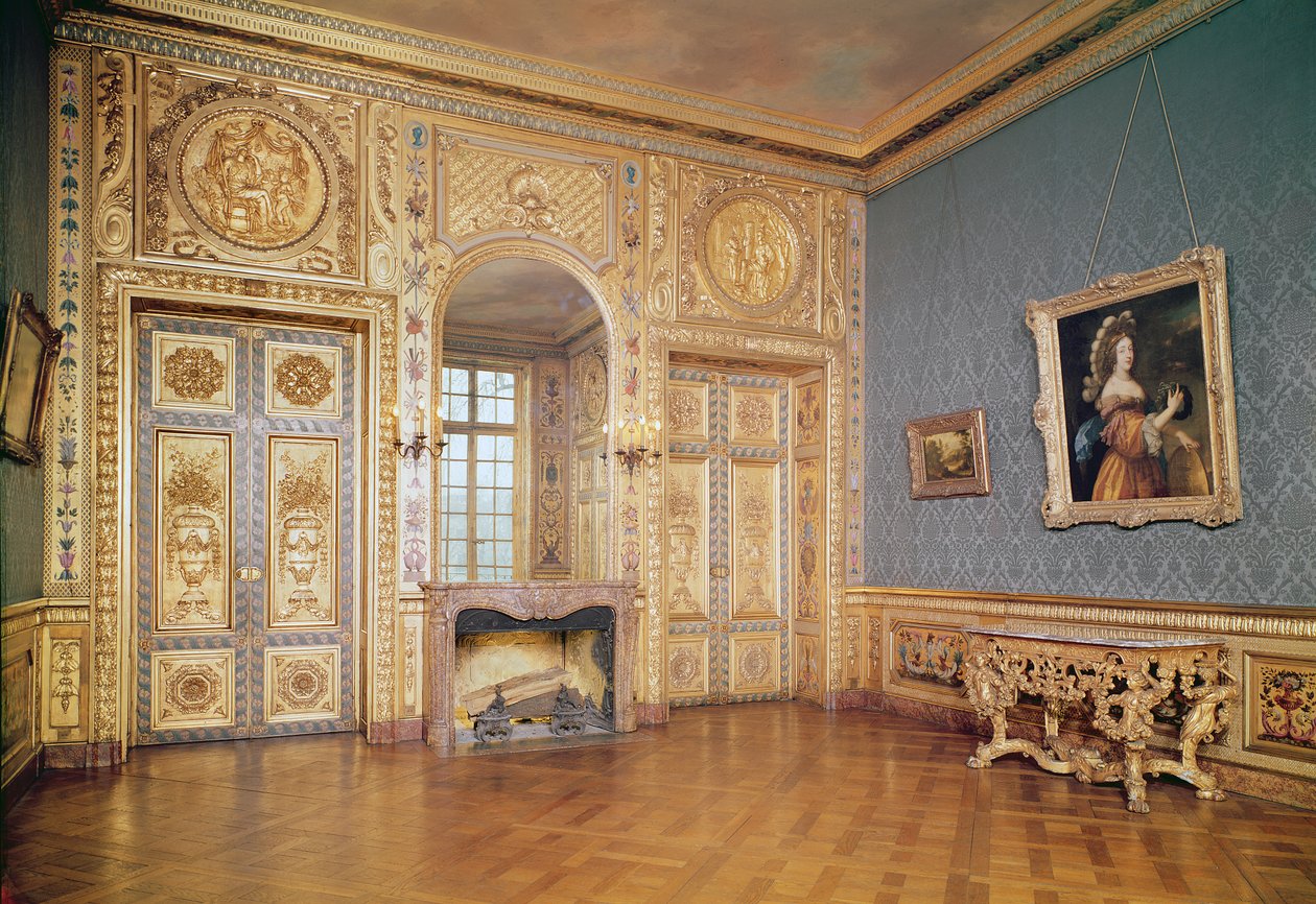 Interior view of the Petit Salon, c.1660 by French School