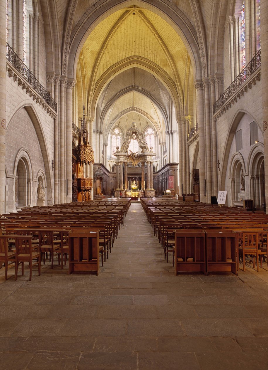 Internal view of the Cathedrale d