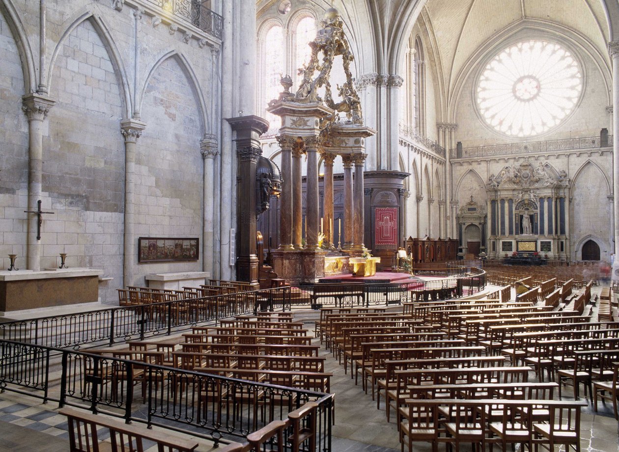 Internal view of the Cathedrale d