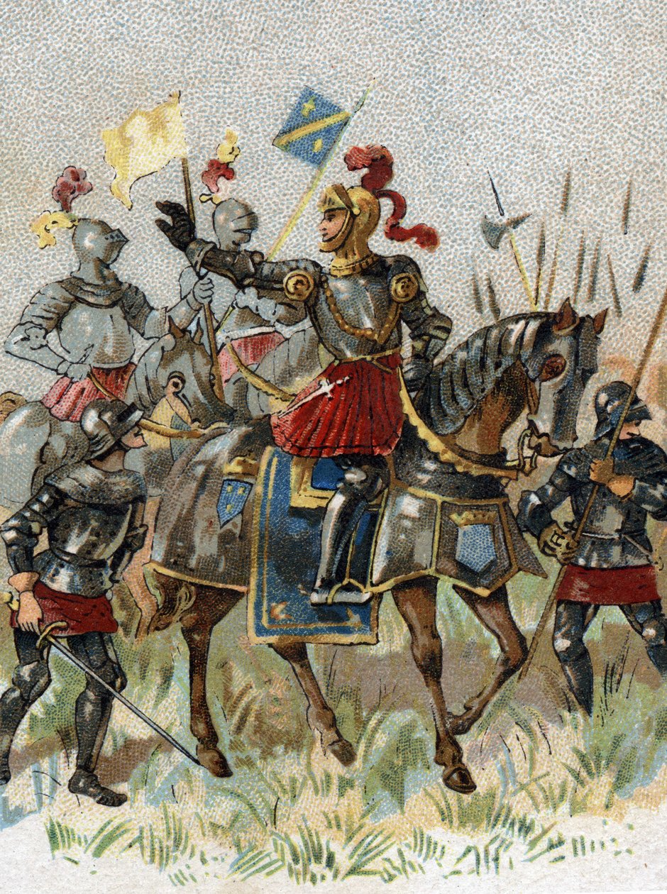 Italian Wars: Louis XII (1462-1515), King of France, at the Battle of Agnadel (Milan) in Italy on 14 May 1509 by French School