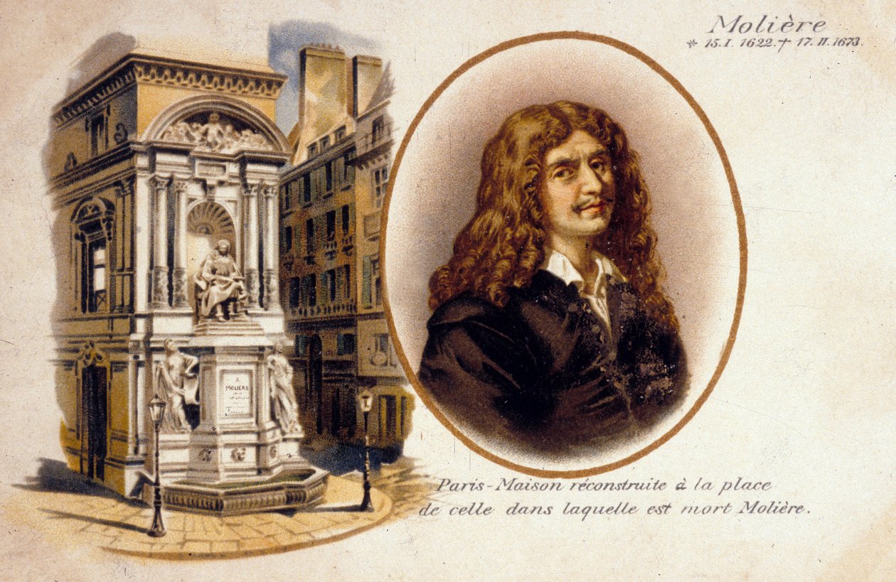 Jean-Baptiste Poquelin, aka Moliere by French School