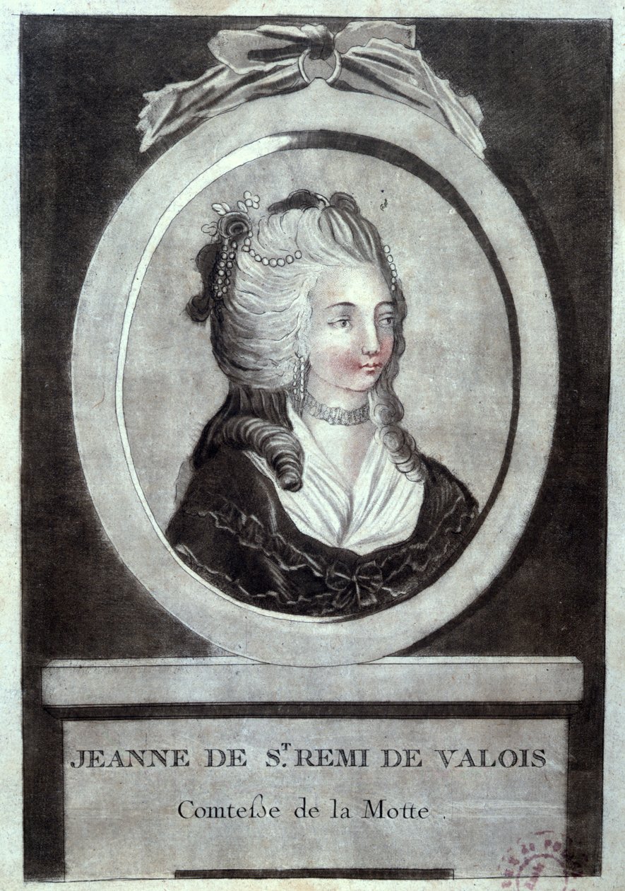 Jeanne de Valois-Saint-Remy, Countess de La Motte, c.1786 by French School