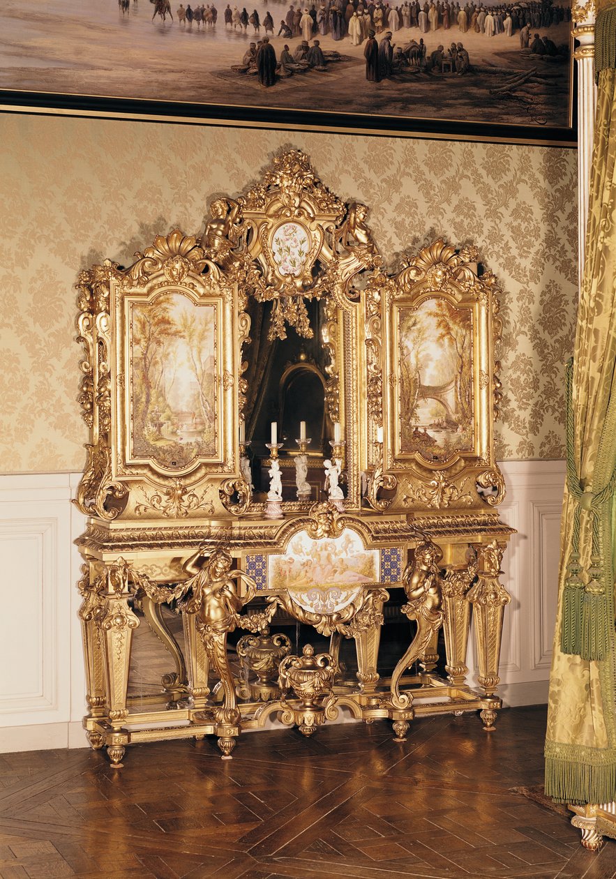 Jewellery cabinet belonging to Empress Eugenie de Montijo Guzman (1826-1920) 1852-70 by French School