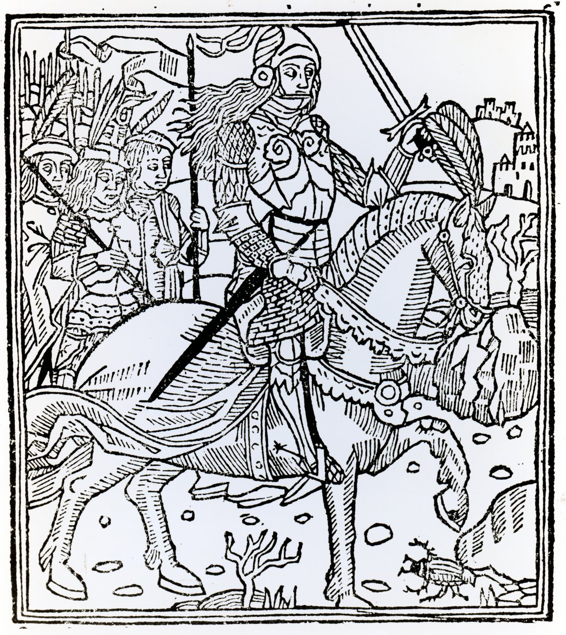 Joan of Arc, from La Mer des Histoires, 1491 by French School