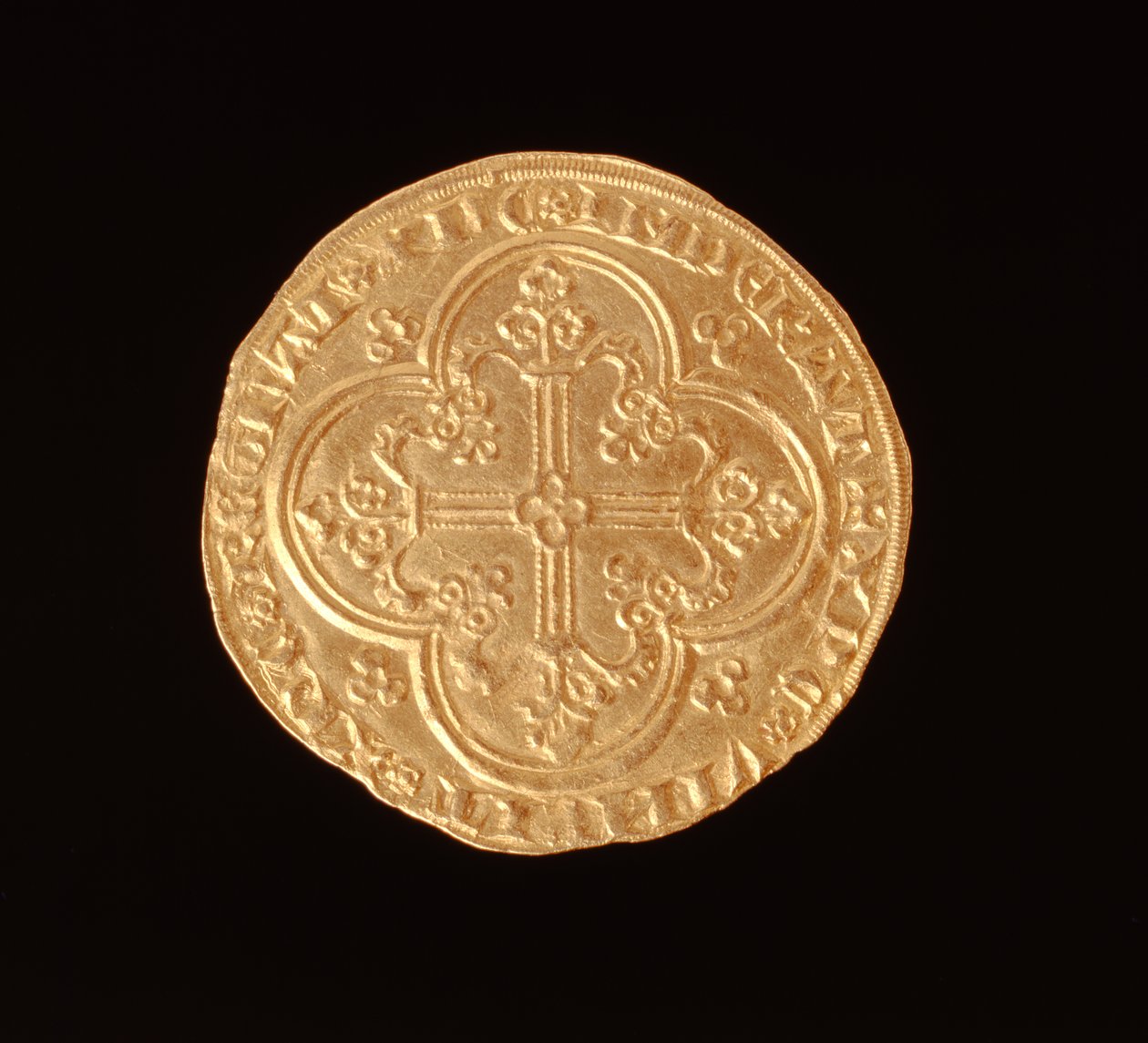 John II The Good (1319-64) King of France, Franc a Cheval, 1350-64 (reverse) by French School