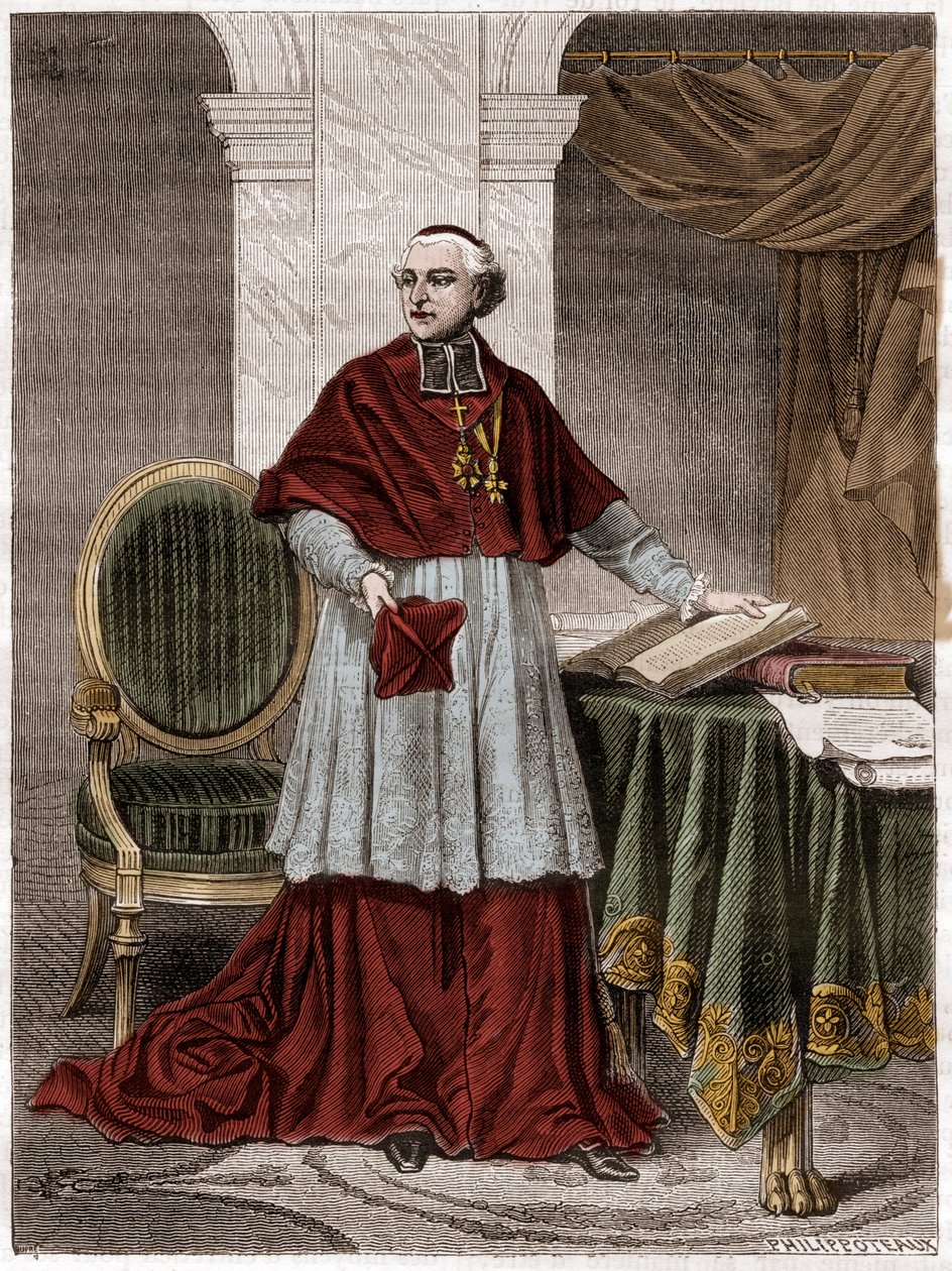 Portrait of Cardinal Joseph Fesch, uncle of Napoleon Bonaparte (1763-1839) - in 