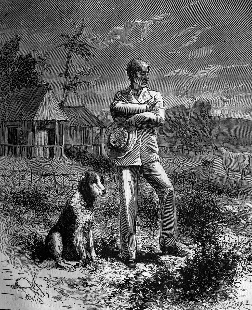Joseph Lakanal (1762 - 1845), a French politician in his plantation in Mobile Bay by French School