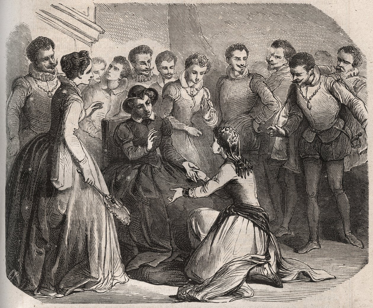 Julita Guagnini Asked Queen Catherine de Medici (1519-1589) to Take Her to Her Service. She Became the Lover of Louis de Bussy d