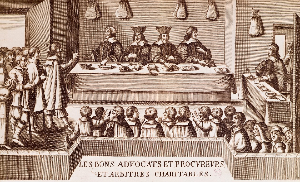 Justice during reign of Henry IV by French School