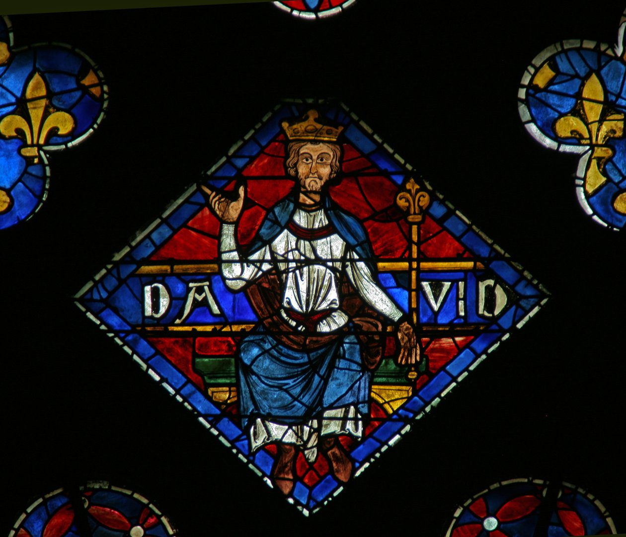 King David by French School