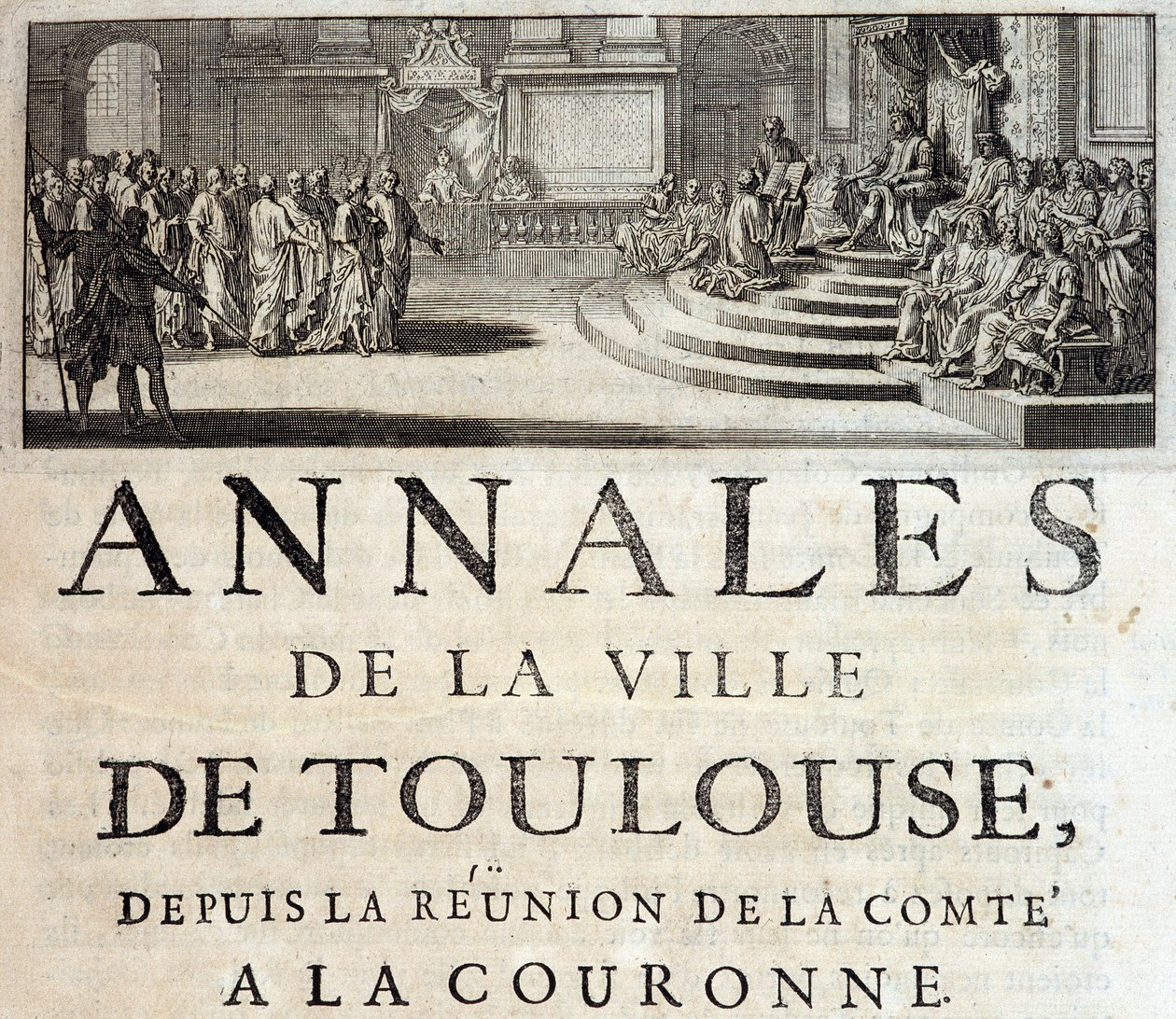 King Philippe the Hardi in Toulouse in 1272 in 