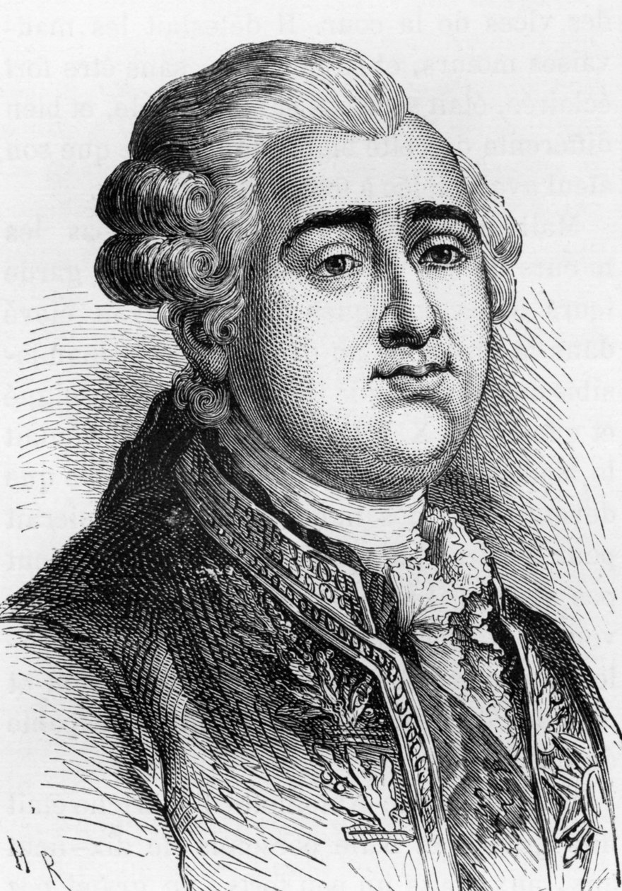 King of France Louis XVI (1754-1793) by French School