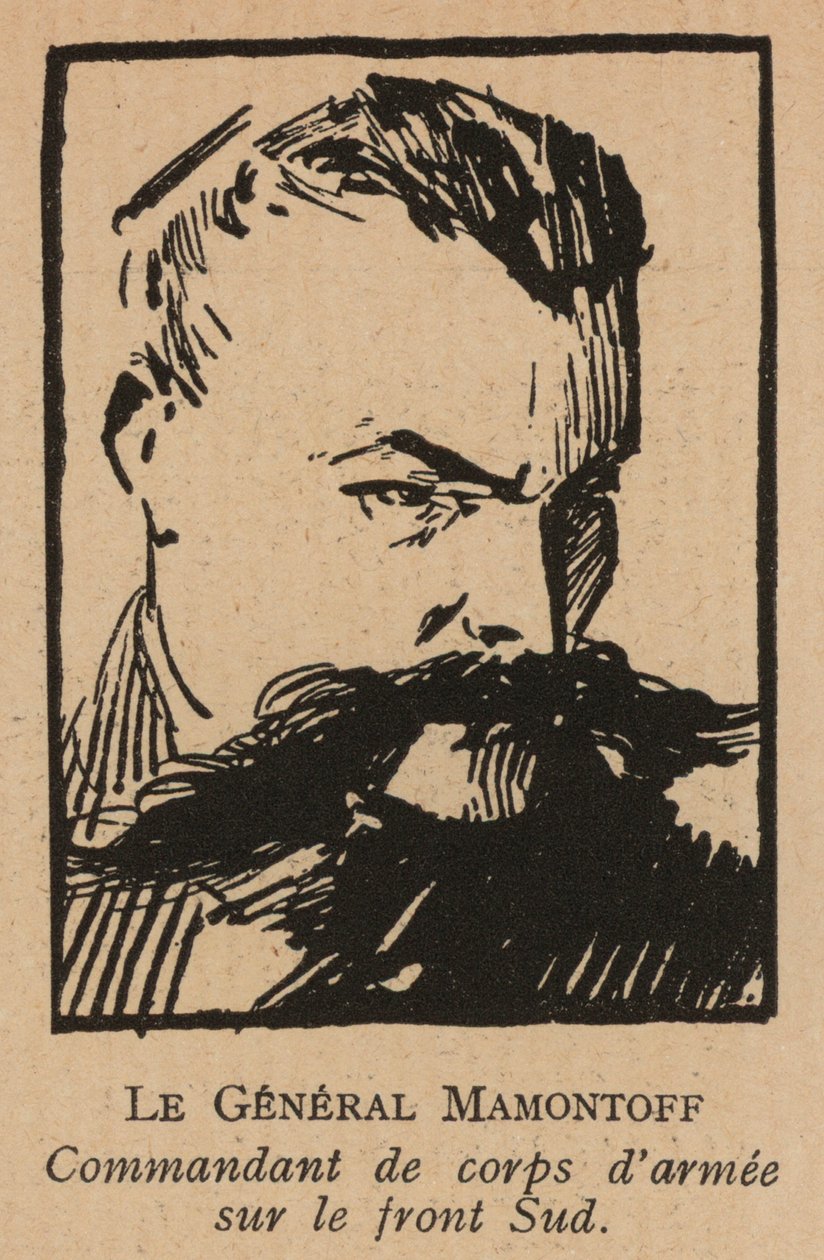 Konstantin Mamontov, Don Cossack General of the White Army in Southern Russia, Russian Civil War by French School