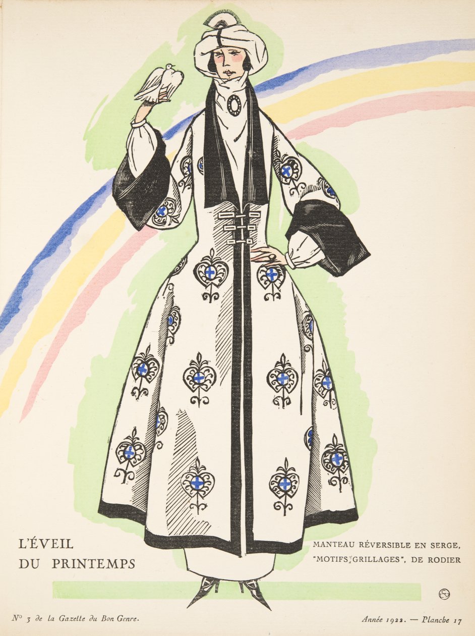 The Awakening of Spring, from a Collection of Fashion Plates by French School