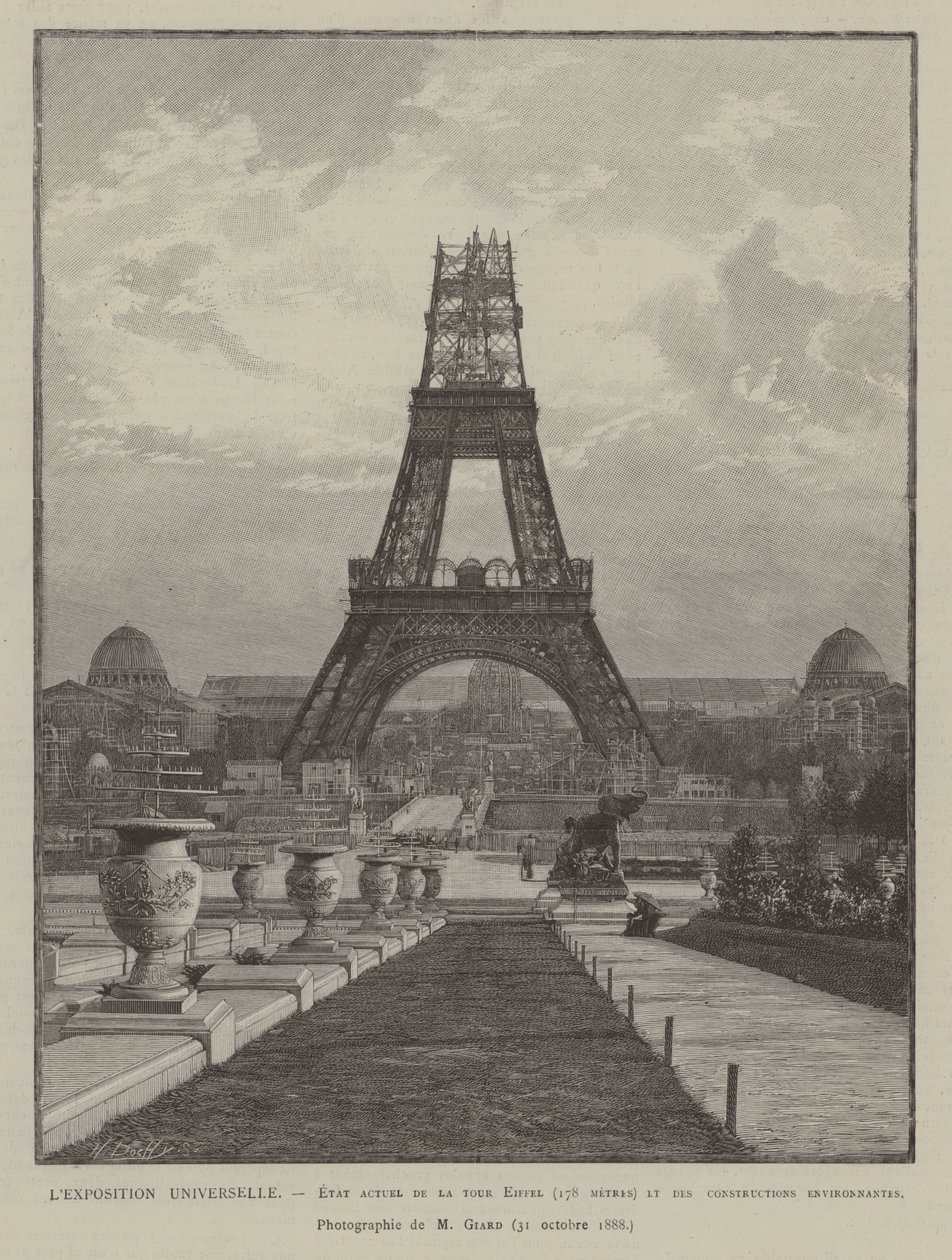 The Universal Exposition, Current State of the Eiffel Tower by French School